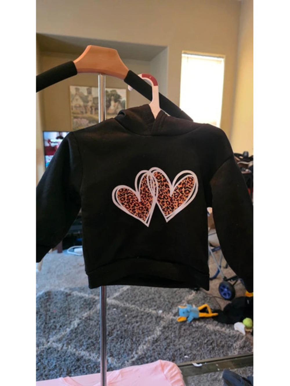 Kids heart hoodie